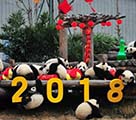 パンダから新年の挨拶