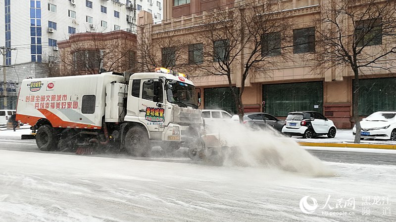 中国東北部で豪雪黄色警報発令　黒竜江省で今春最大規模の降雪