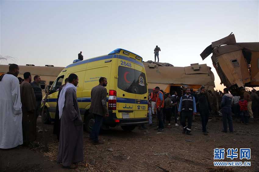 エジプト北部で列車の衝突事故　少なくとも16人が死亡