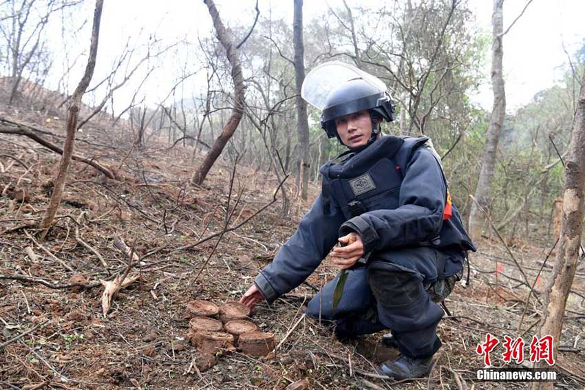 中国・ベトナムの国境付近で地雷除去作業が開始 広西壮族自治区