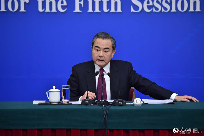 ＜王毅外交部長記者会見＞中国はWTO中心の世界自由貿易体制を維持