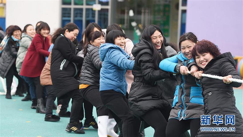 中国各地で運動を楽しみながら「三八婦女節」を祝う女性たち