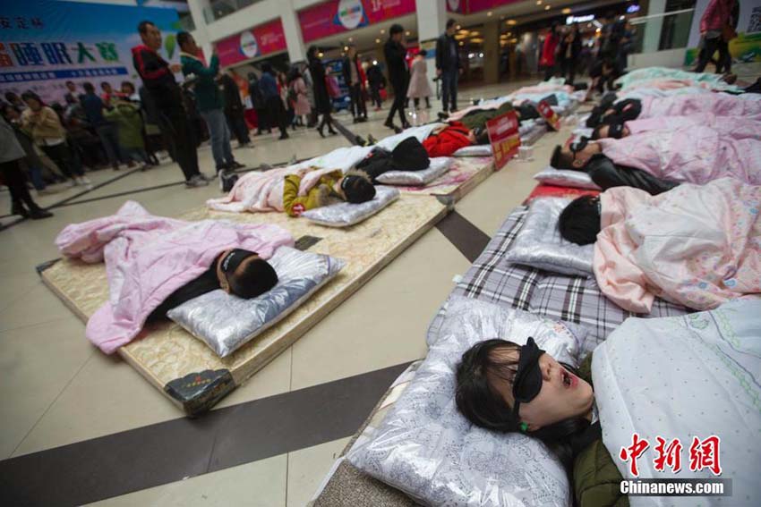 山西省で睡眠の質競うイベント開催、「睡眠の達人」3人が選ばれる　