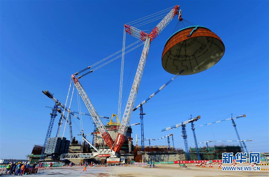 中国2基目となる「華竜1号」のドーム設置を完了