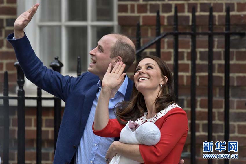 英ウィリアム王子とキャサリン妃に第3子誕生