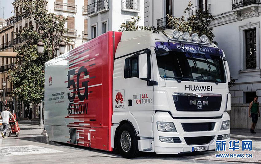 華為5Gステージトラック巡回ツアーがスペインでスタート