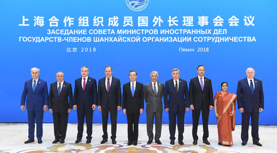 王毅外交部長　上海協力機構の協力深化で6提案