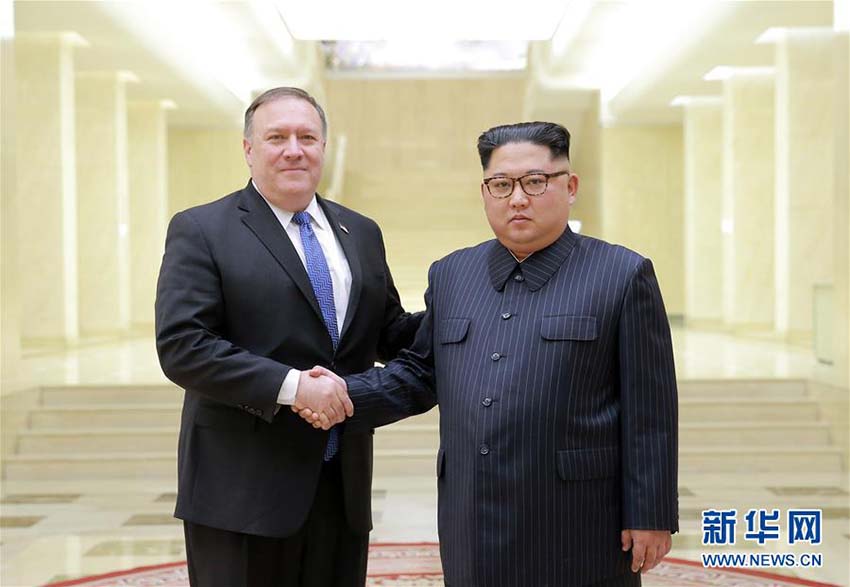 朝鮮の金正恩氏がポンペオ米国務長官と平壌で会談