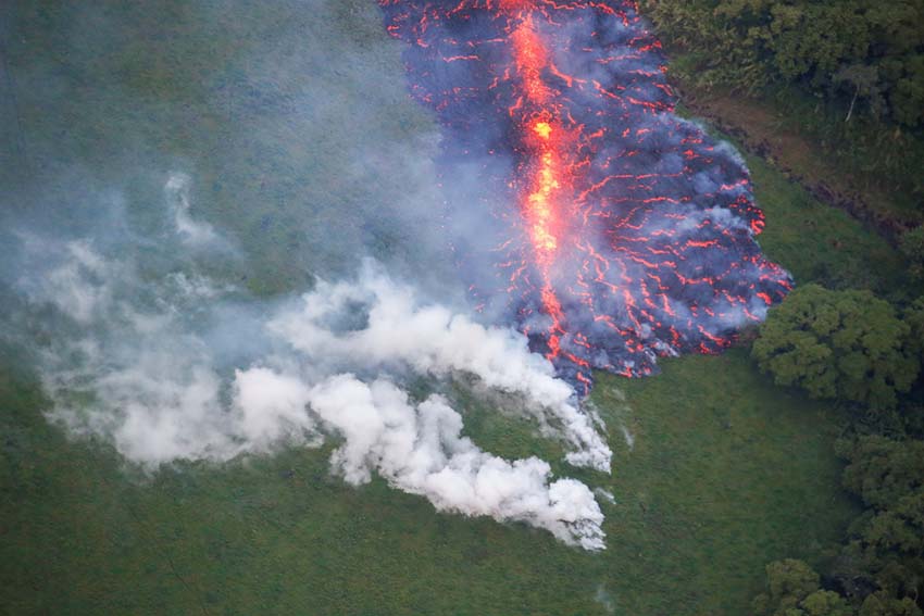 ハワイのキラウェア火山で続く噴火活動　多くの住民が避難