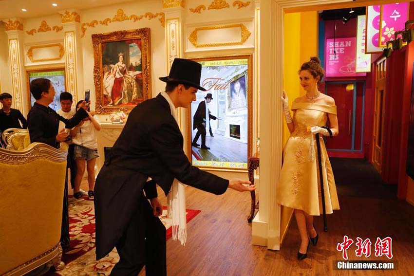 上海の蝋人形館に王室花園エリアオープン　来館者が宮廷文化を体験