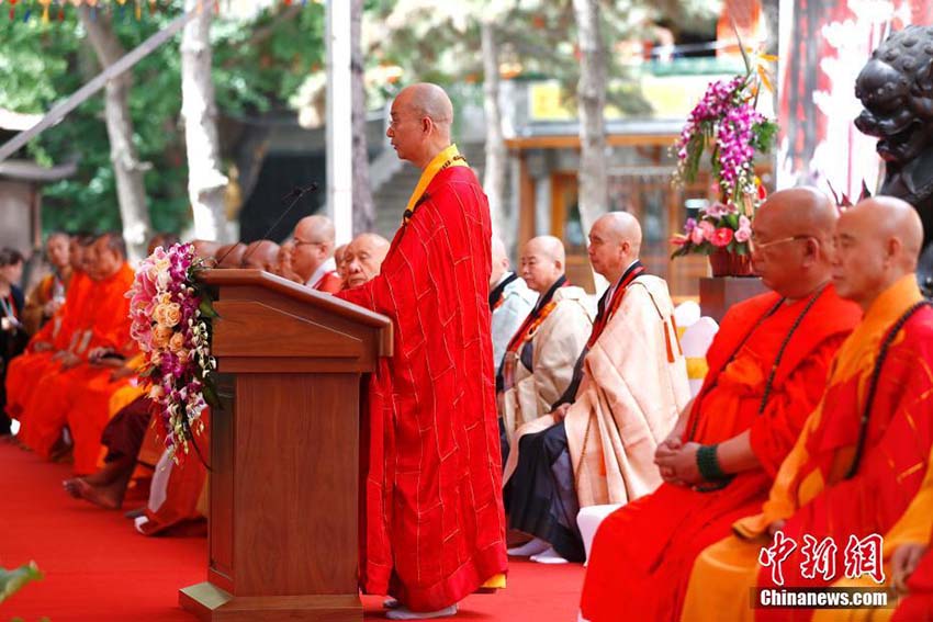 中国三大語系の仏教界代表が北京でウェーサーカ祭