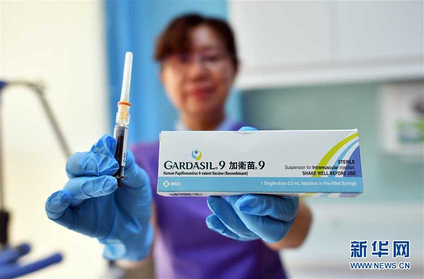 中国大陸初の子宮頸がんワクチンの接種が海南省でスタート