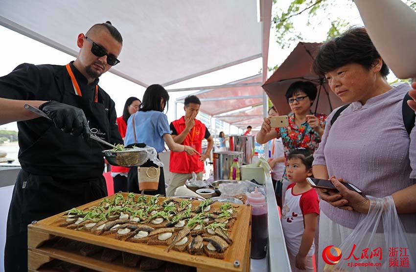 寧波市の老外灘で「舌の上の中東欧」イベント開催　浙江省