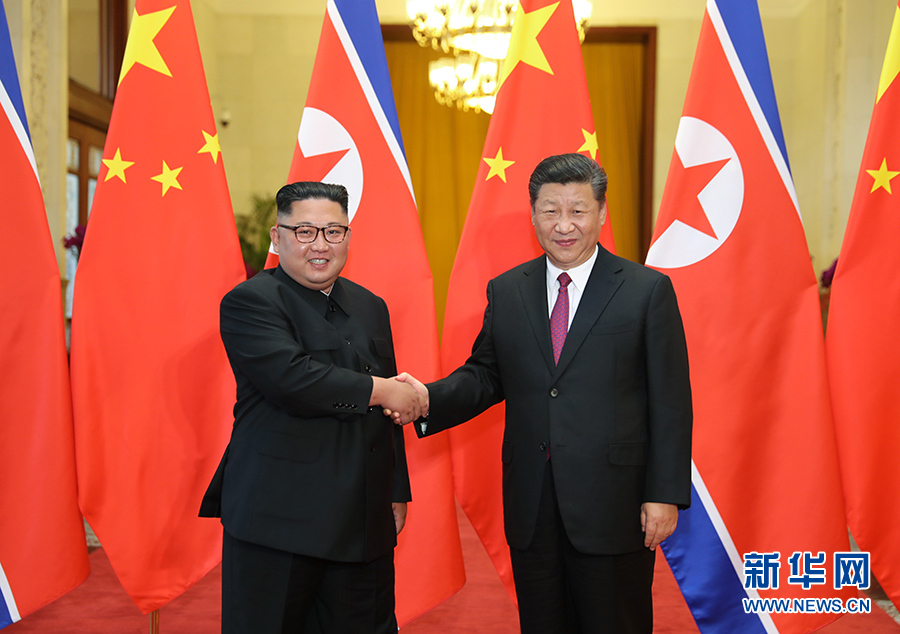 習近平総書記が金正恩委員長と会談　「中国が対朝友好協力関係を重視」