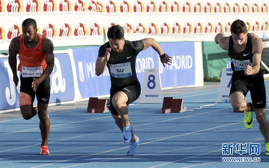 陸上100mの蘇炳添が9.91秒でアジア記録タイ