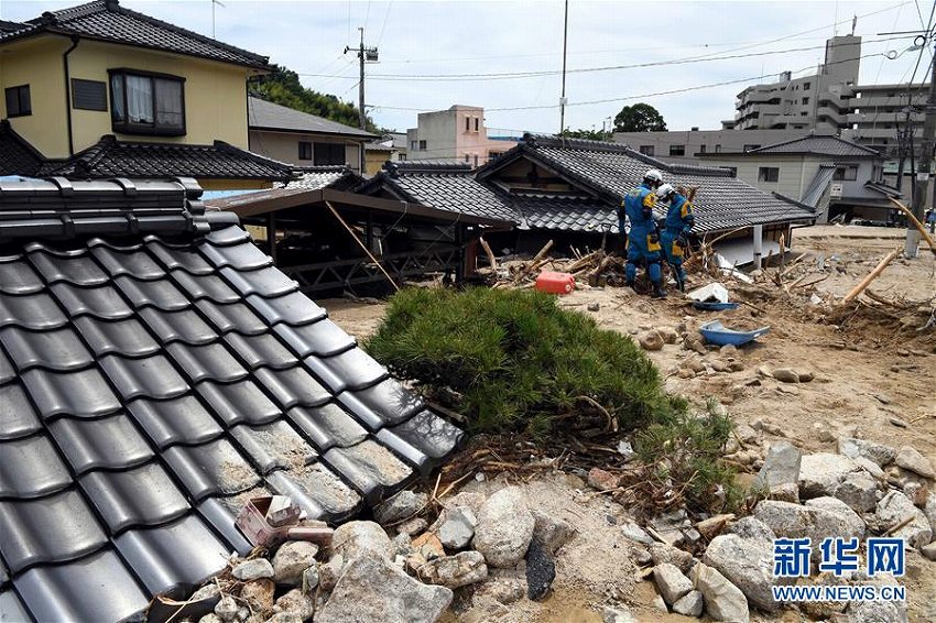西日本豪雨で被害甚大　広島県呉市天応町を取材