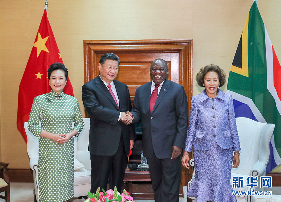 中国と南アフリカが首脳会談