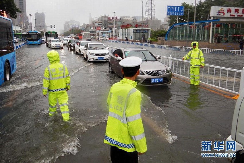 京津冀エリアで台風10号「アンピル」による豪雨