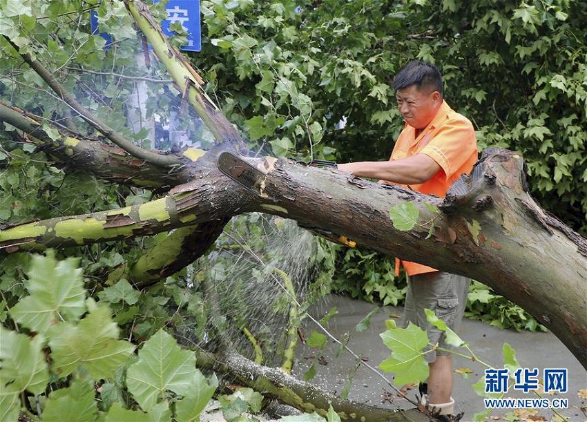 京津冀エリアで台風10号「アンピル」による豪雨