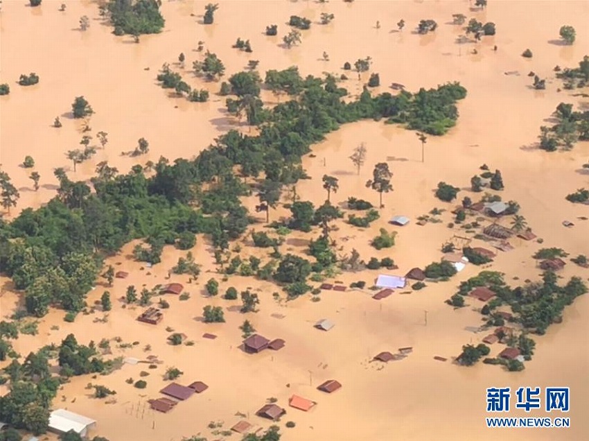 ラオスで水力発電所のダムが決壊、死者・行方不明者多数
