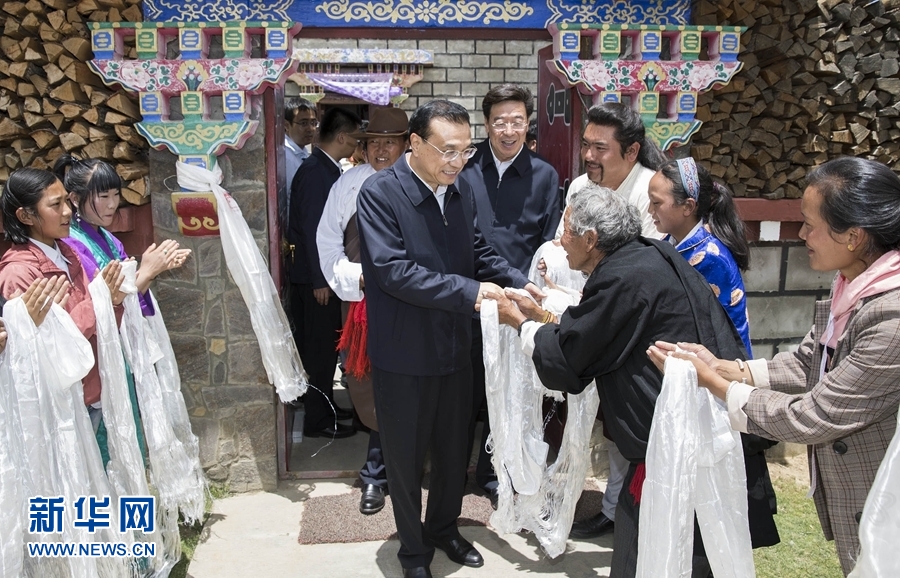 李克強総理がチベット視察
