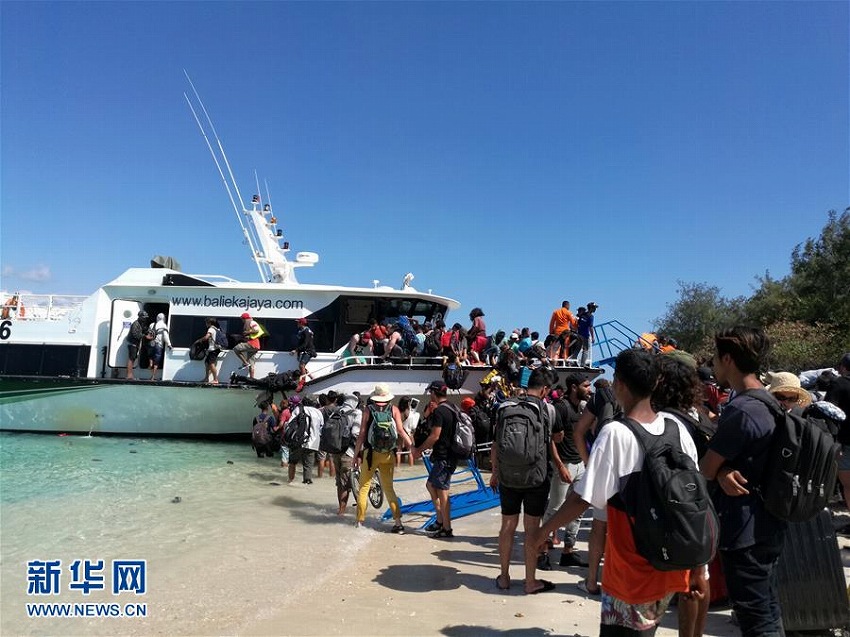 インドネシア地震で観光客の島外避難進む　中国人観光客は39人が避難完了