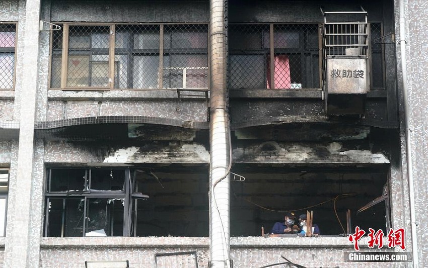 台湾地区の病院火災で死亡9人負傷30人
