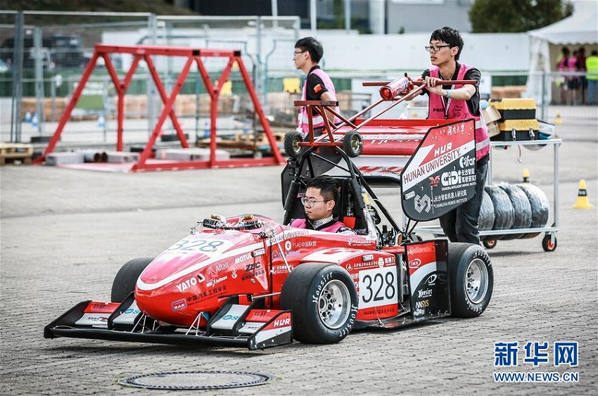 ドイツの大学生フォーミュラグランプリに中国チームが参加