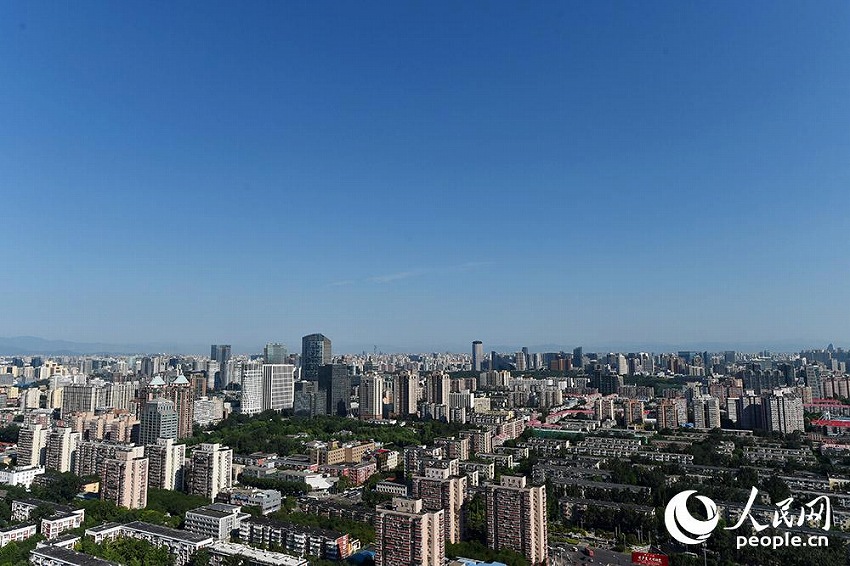 北京市の1-7月のPM2.5平均濃度が前年比で14.1％減に