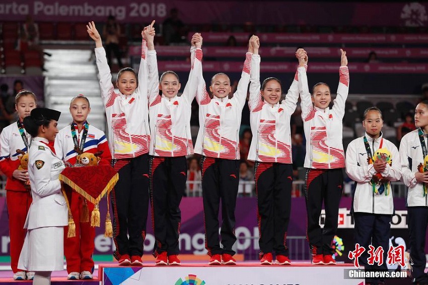 体操女子団体で中国優勝！12連覇達成　アジア競技大会