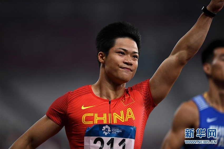 陸上男子100メートル、蘇炳添選手が9秒92で金メダル！アジア競技大会