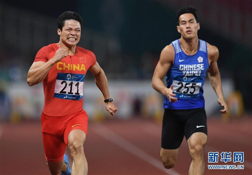 陸上男子100メートル、蘇炳添選手が9秒92で金メダル！アジア競技大会