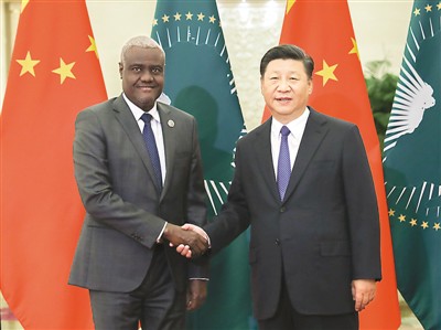 習近平国家主席が中国アフリカ協力フォーラムの各国首脳らと会談