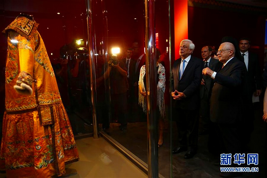 中国故宮文化財展がギリシャで開幕