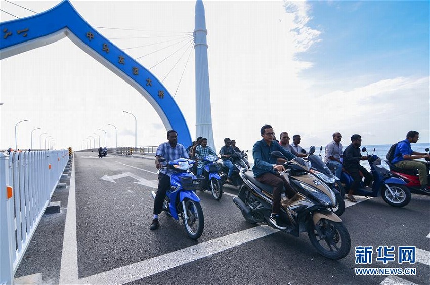 中国・モルディブ友誼大橋開通から1ヶ月、人々の生活がより便利に