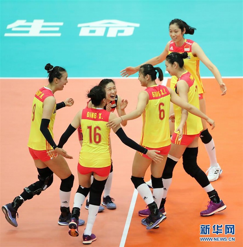 2018女子バレーボール世界選手権で中国が米国にストレート勝ち