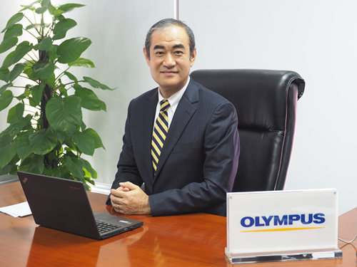 オリンパス（北京）銷售服務有限公司の楠田秀樹董事長