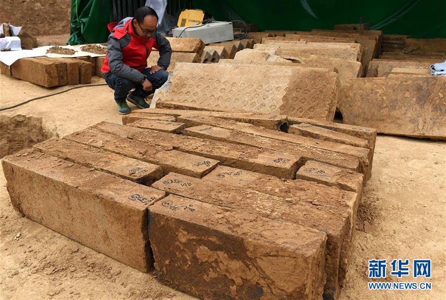 洛陽市で西漢時代の空洞煉瓦大古墳が発見される