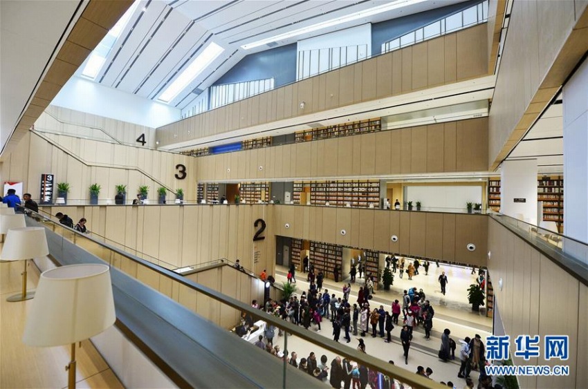 中国・シンガポール友好図書館オープン、顔認証システムも導入　天津