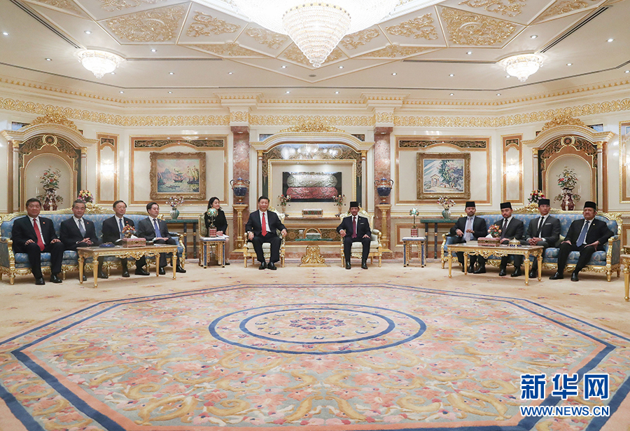 中国とブルネイが戦略的協力パートナーシップを構築