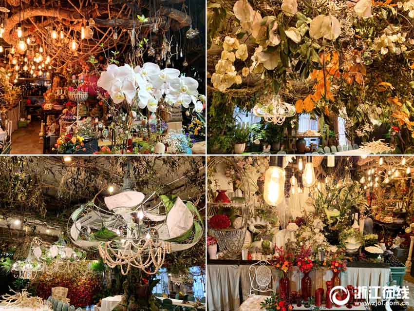 杭州の女性が3年を費やし建てたメルヘンチックな花の城　浙江省