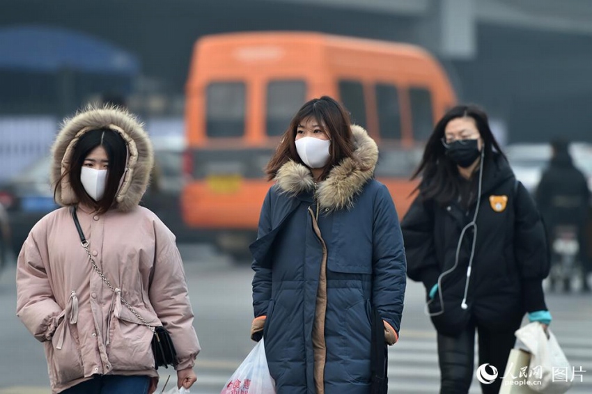 北京市で今年冬に入ってから最悪の大気汚染レベルに
