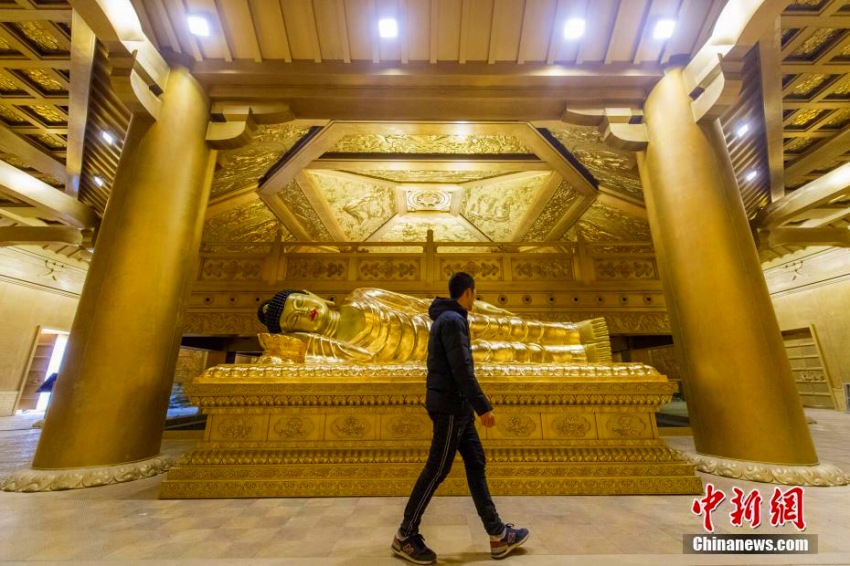 太原で唐代の舎利塔再建　精銅65トン使用し「黄金」の地下宮殿建設