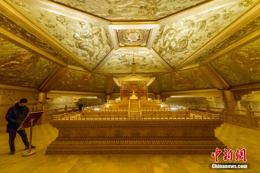 太原で唐代の舎利塔再建　精銅65トン使用し「黄金」の地下宮殿建設