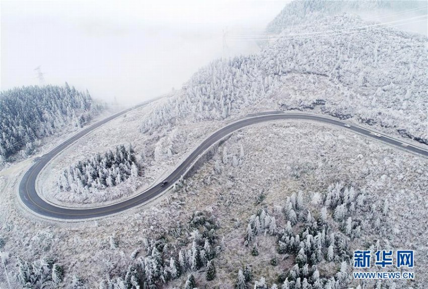 中国各地の冬景色