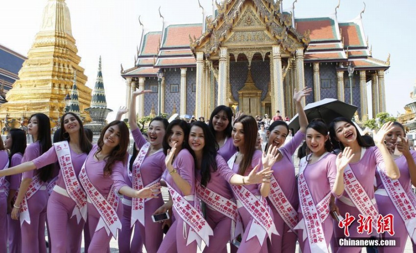 ファイナリストの美女たち、タイのバンコクに集結　エチケットコンテスト