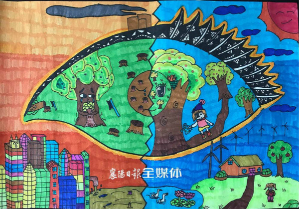 襄陽の少年が湖北省「我が家の最も美しい物語」絵画大賞を受賞
