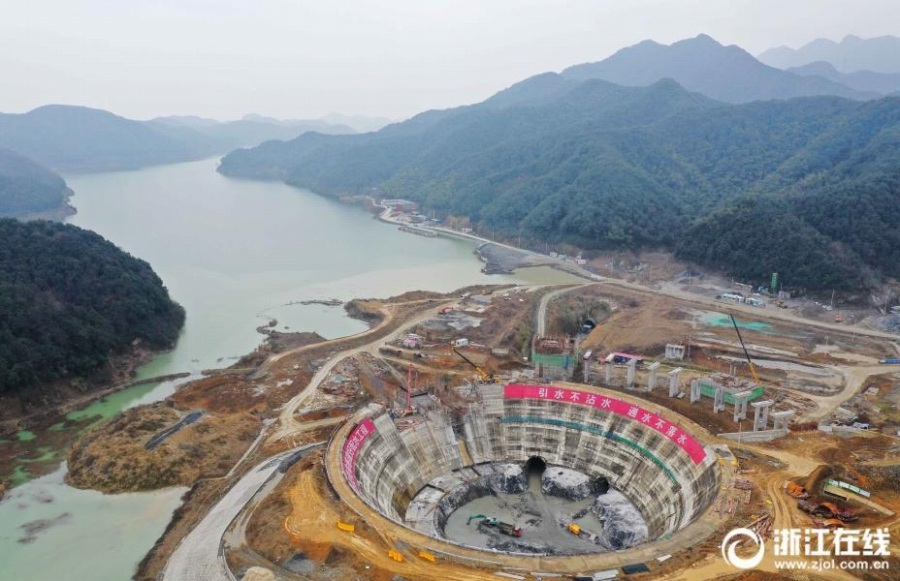 まもなく完成　杭州市の千島湖配水プロジェクト「スーパーボウル」
