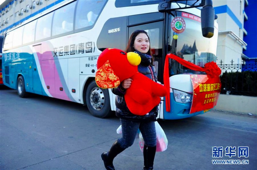 安徽省、帰省した出稼ぎ労働者向けの無料お迎えバス