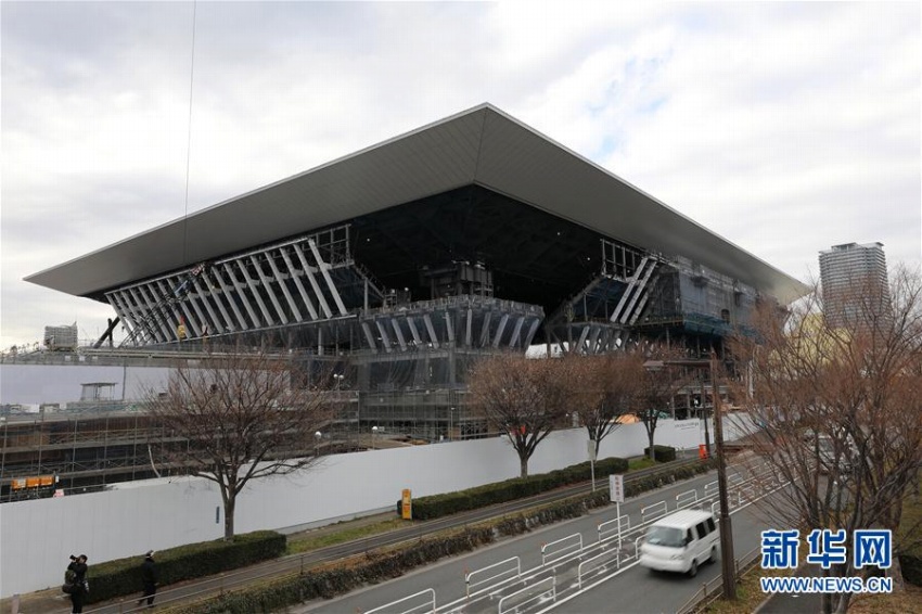 新設の東京五輪競技会場が報道陣向けに公開